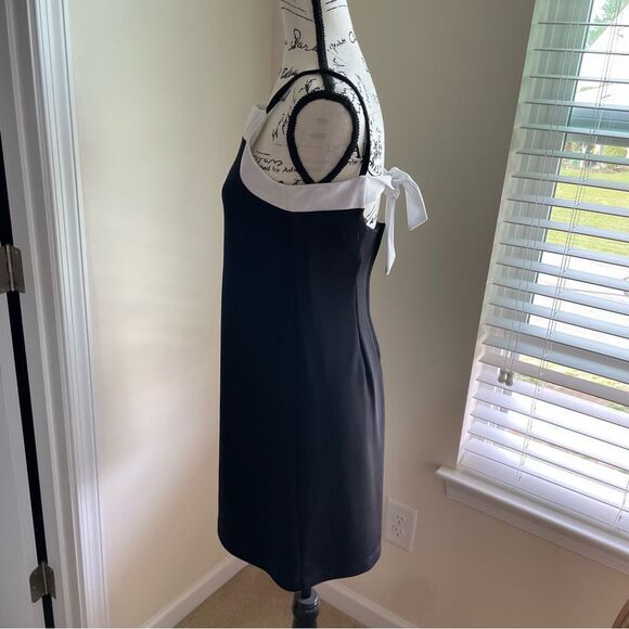 Amy Byer Cream Sheath Mini Dress Spaghetti Strap LBD Size 16 Youth - Picture 3 of 12